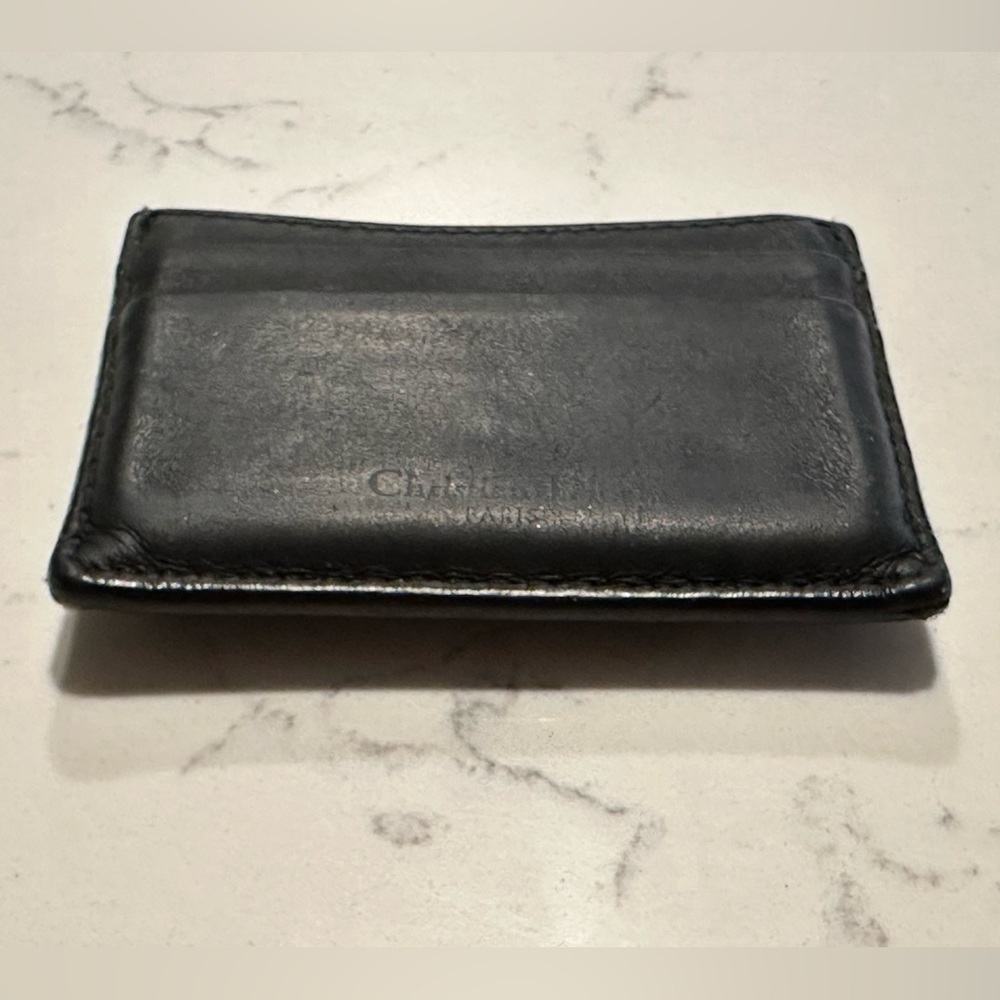 Dior Black on black card holder - Picture 2 of 6